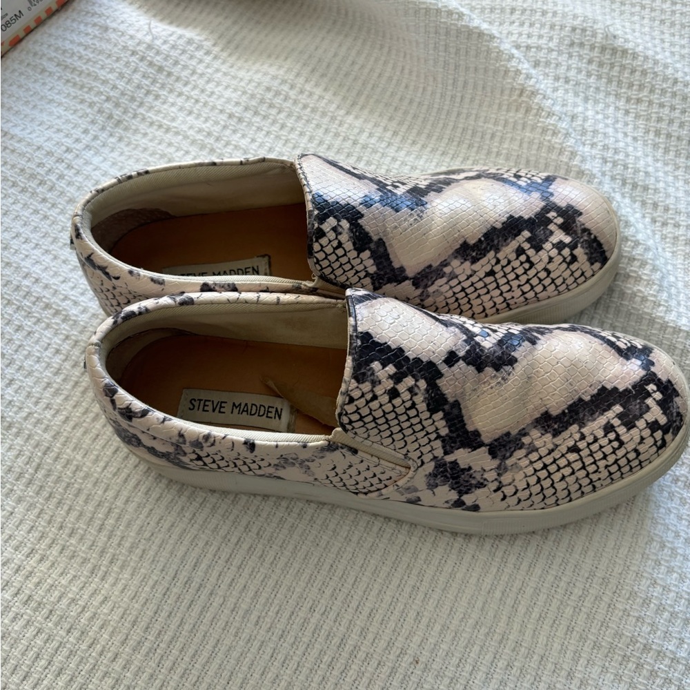 Steve Madden Snake Print Shoes